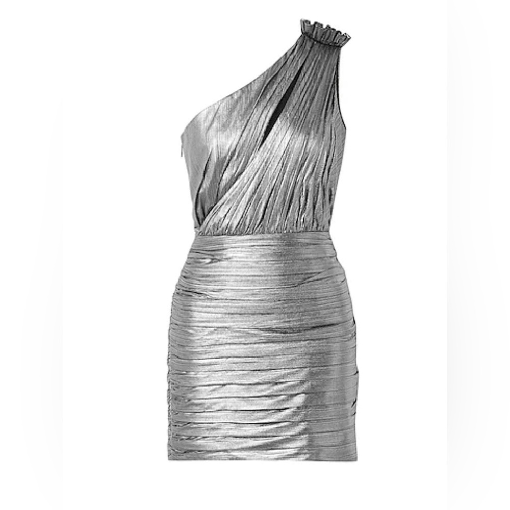 NWT Retrofete Cassia dress in size extra small, gunmetal color.